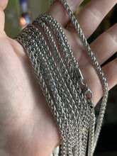 Load image into Gallery viewer, 4mm Stainless Steel Spiga Chain