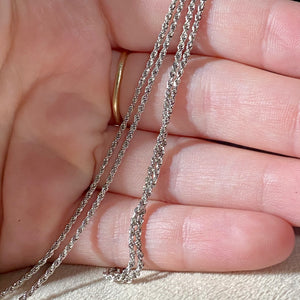 .925 Rhodium Rope Chain