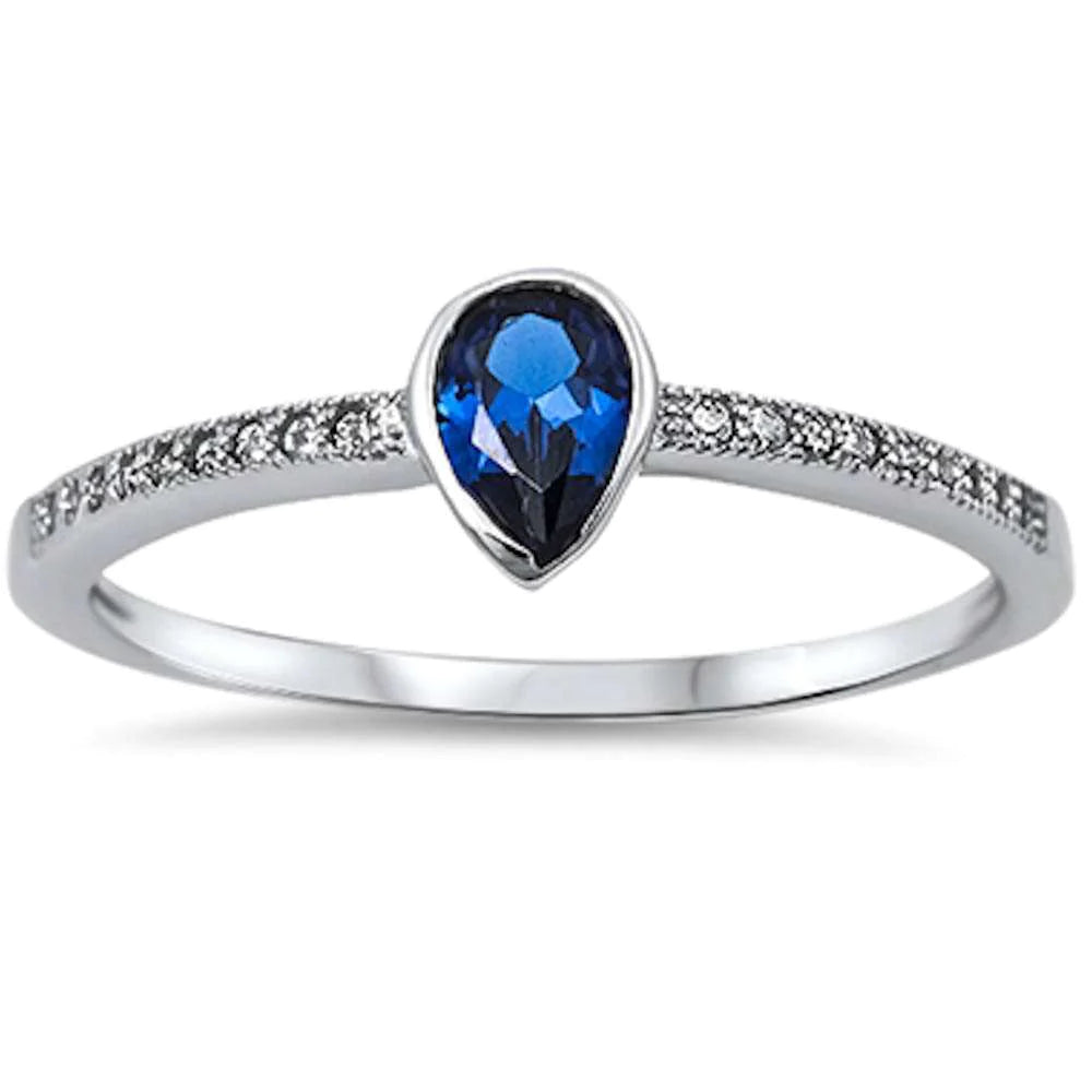 Blue Drop Ring