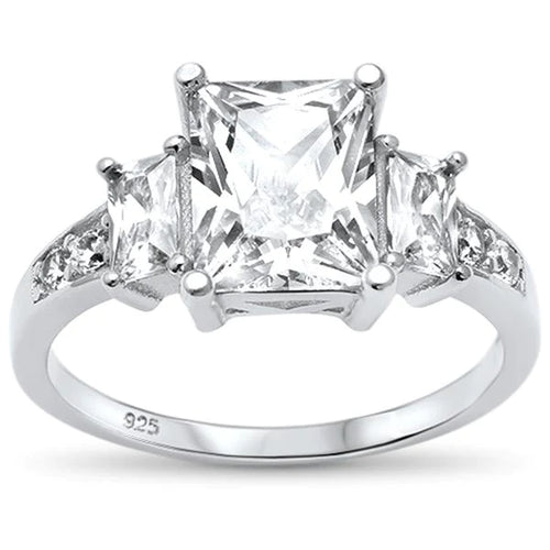 3 Stone CZ Ring