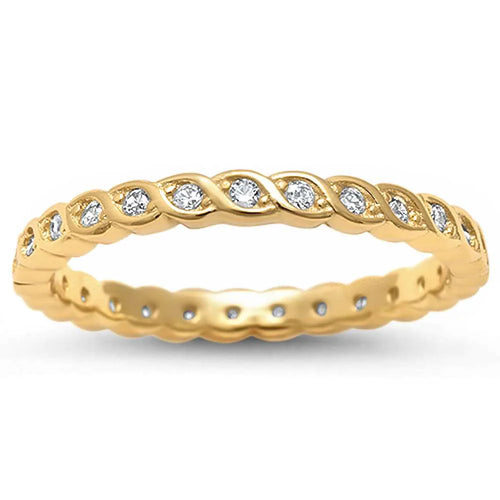 Dazzling Golden Twist Band