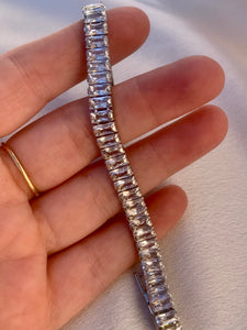 CZ Baguette Tennis Bracelet