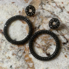 Load image into Gallery viewer, Bejeweled Hoop Earrings!