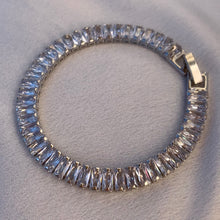 Load image into Gallery viewer, CZ Baguette Tennis Bracelet