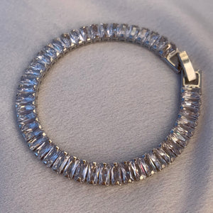 CZ Baguette Tennis Bracelet