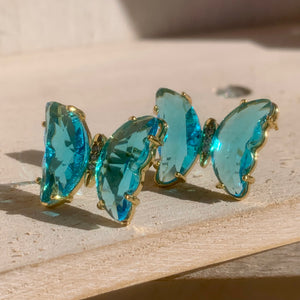 Blue Butterfly Earrings