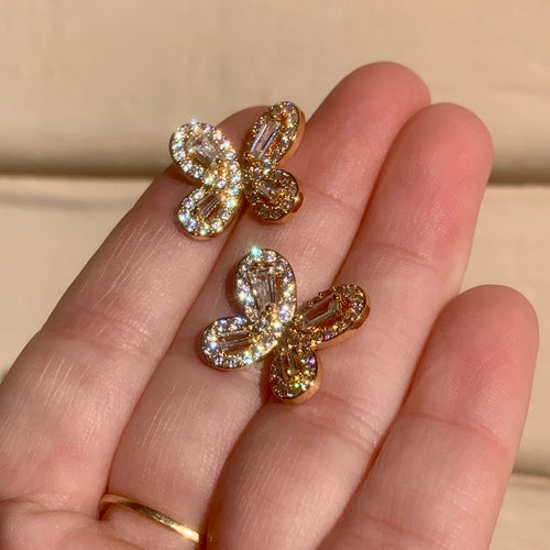 Shine Butterfly Studs