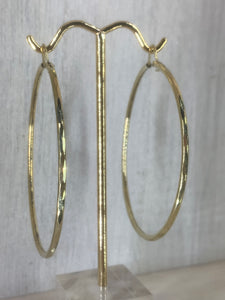 Diamond Cut Hoops