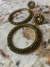 Load image into Gallery viewer, Bejeweled Hoop Earrings!