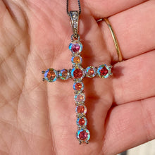 Load image into Gallery viewer, AB Cross Necklace