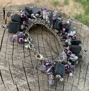 Midnight Charm Bracelet