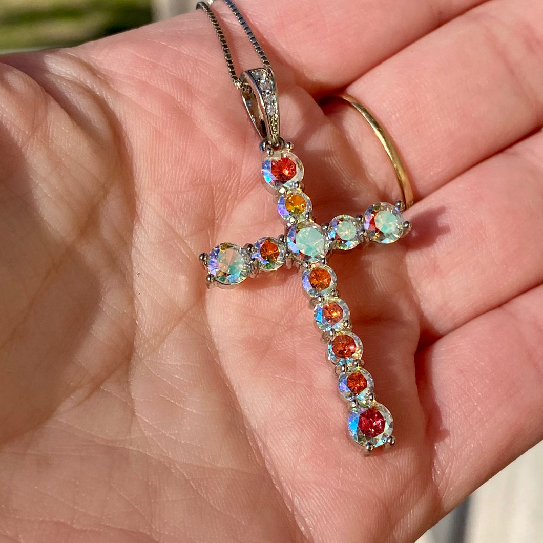 AB Cross Necklace