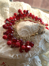 Load image into Gallery viewer, Queen Red Charm Bracelet