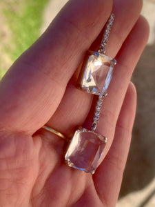 Clear Dangly Earrings