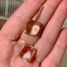 Load image into Gallery viewer, Clear Dangly Earrings