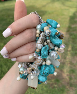 Turquoise Charm Bracelet