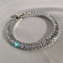 Load image into Gallery viewer, CZ Baguette Tennis Bracelet