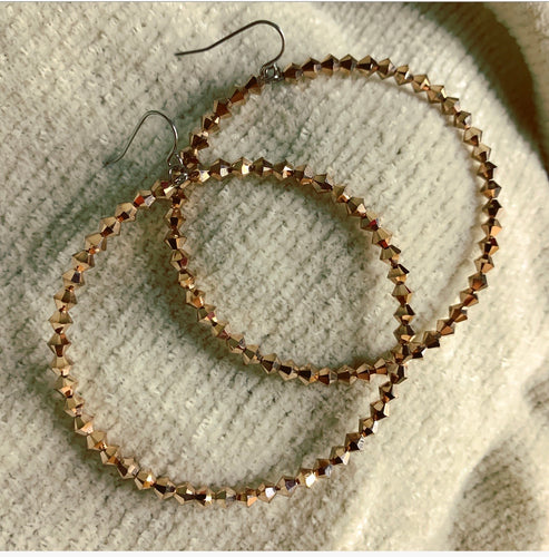 Swarovski Crystal Hoops