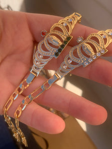 Virgin Mary Figaro Bracelet