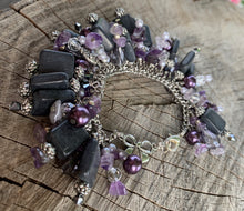 Load image into Gallery viewer, Midnight Charm Bracelet