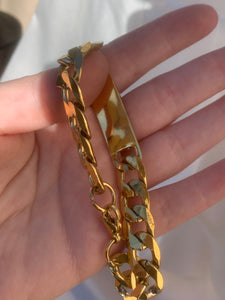 Golden ID Bracelet