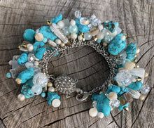 Load image into Gallery viewer, Turquoise Charm Bracelet