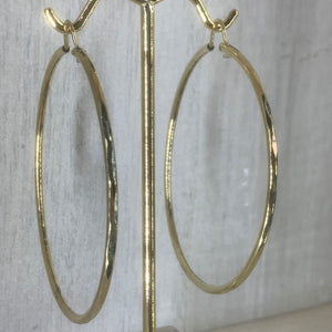 Diamond Cut Hoops