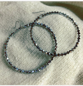 Swarovski Crystal Hoops