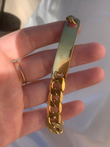 Golden ID Bracelet