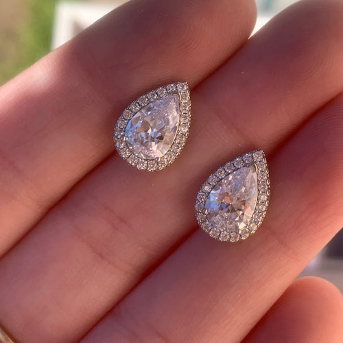 CZ Drop Studs