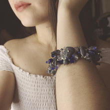 Load image into Gallery viewer, Blue Hue Charm Bracelet