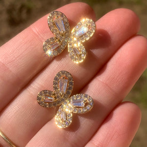 Shine Butterfly Studs