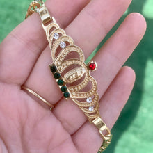 Load image into Gallery viewer, Virgin Mary Figaro Bracelet