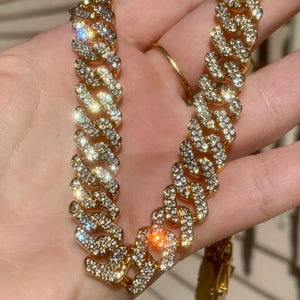 Blinged Curb Chain