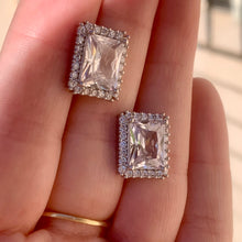 Load image into Gallery viewer, Rectangle CZ Studs